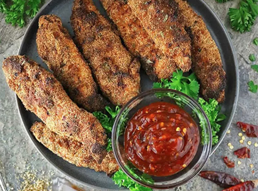 Chicken Tenders with Spicy Sweet and Sour Sauce