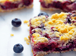 181-Blueberry Crumble Bars