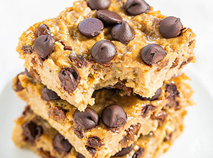 185-Chocolate Chip Peanut Butter Oatmeal Bars