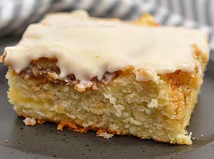 Cinnamon Roll Cake with Cream Cheese Frosting